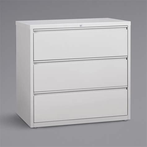 hirsh 3-drawer filing cabinet steel - off-white|letter size file cabinet dimensions.